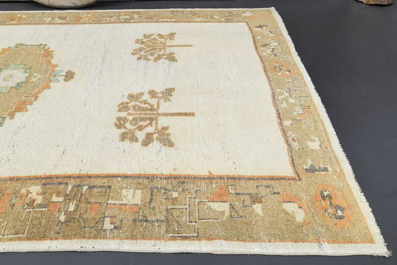 Handmade Vintage Large Area Rug