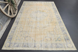 Handmade Muted Color Rug - Thumbnail