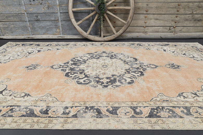 Handmade Muted Large Area Rug