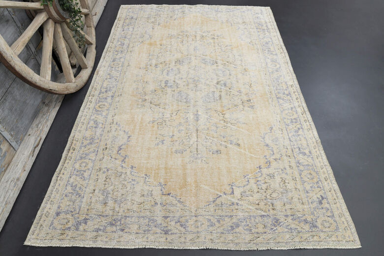 Semi-Antique Anatolian Area Rug from 1940's
