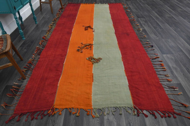 Turkish Kilim Tassel Rug