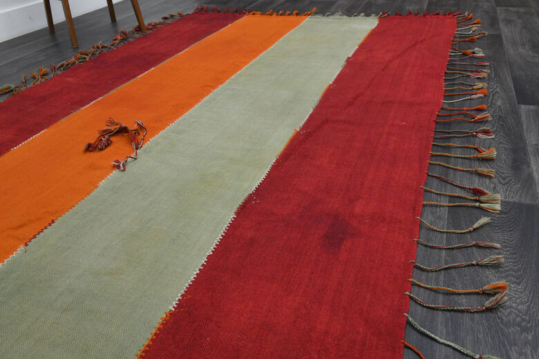 Turkish Kilim Tassel Rug