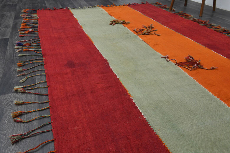 Turkish Kilim Tassel Rug