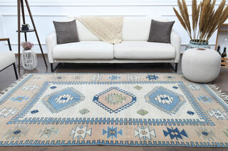 Handmade Vintage Area Rug - Thumbnail