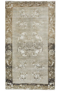 Handmade Vintage Large Area Rug - Thumbnail