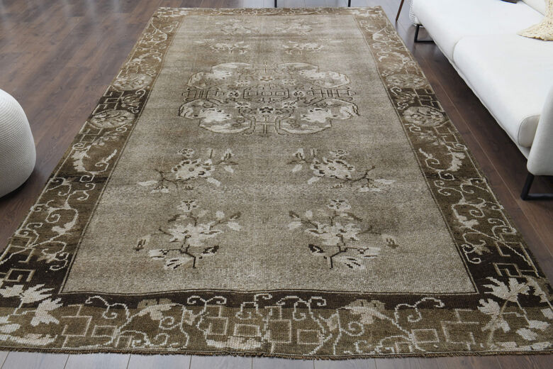 Handmade Vintage Large Area Rug