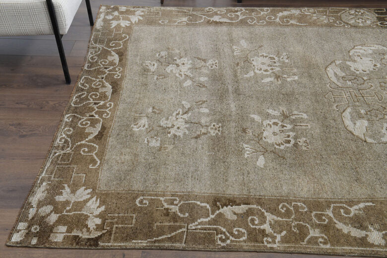 Handmade Vintage Large Area Rug