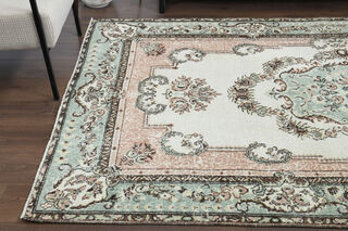 Handmade Medallion Area Anatolian Rug - Thumbnail