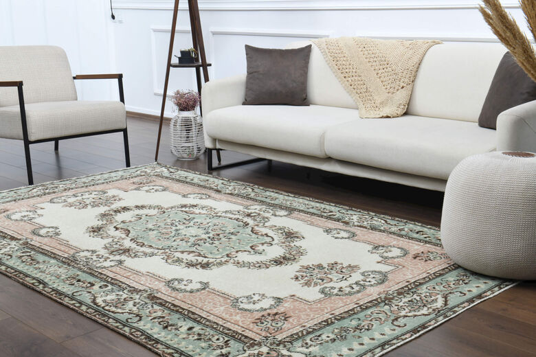Handmade Medallion Area Anatolian Rug