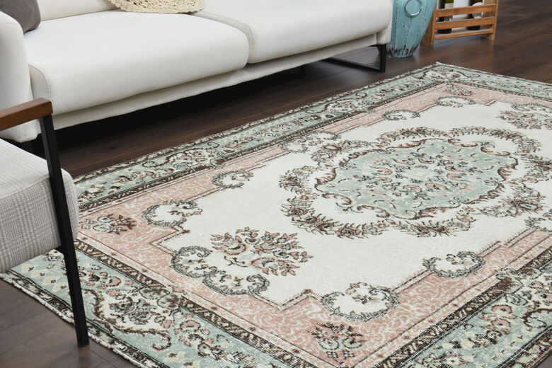 Handmade Medallion Area Anatolian Rug