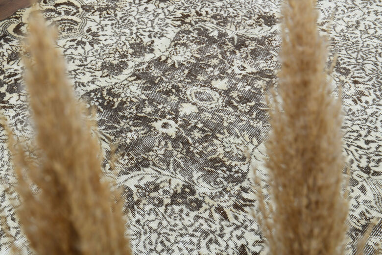 Muted Color Vintage Anatolian Rug