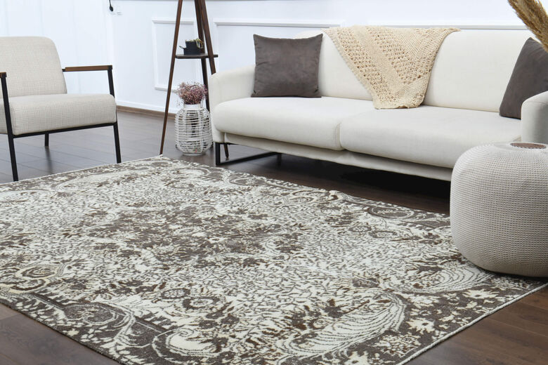 Muted Color Vintage Anatolian Rug