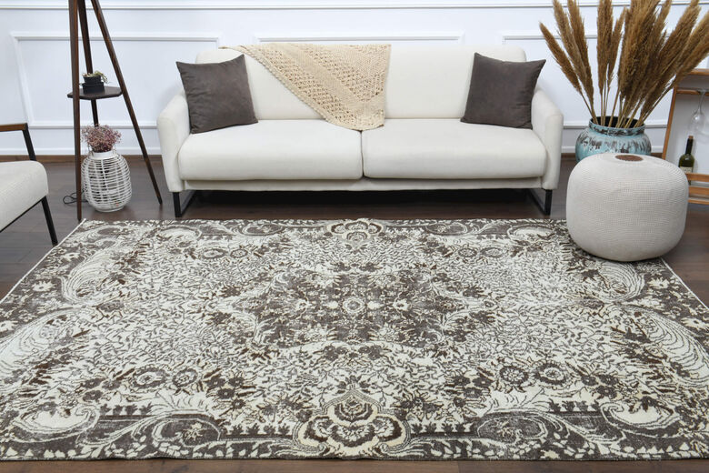 Muted Color Vintage Anatolian Rug