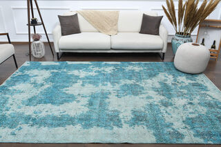 Distressed Vintage Area Rug - Thumbnail