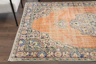 Oriental Vintage Large Area Rug - Thumbnail