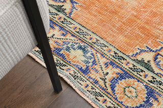 Oriental Vintage Large Area Rug - Thumbnail