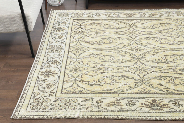 Handmade Cream Rug