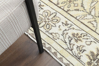 Handmade Cream Rug - Thumbnail