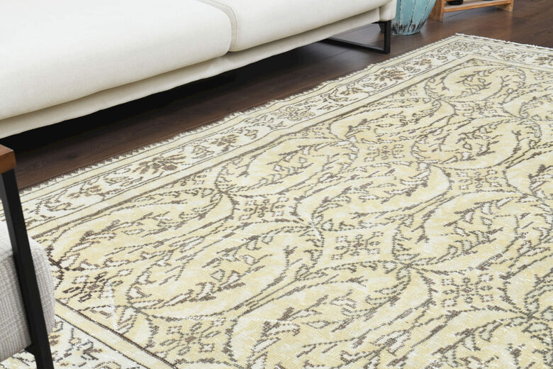 Handmade Cream Rug