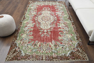 Handmade Vintage Area Rug - Thumbnail