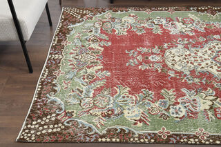 Handmade Vintage Area Rug - Thumbnail