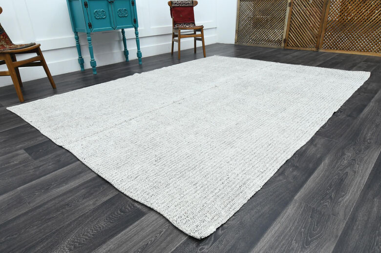 White Vintage Kilim