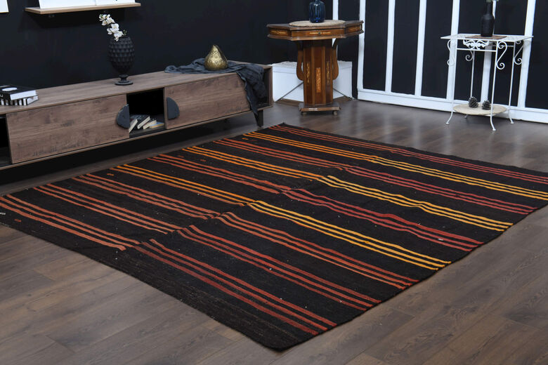 Handmade Striped Rug