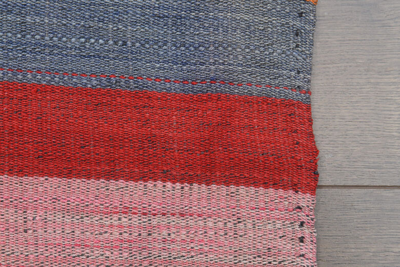 Turkish Striped Kilim Rug