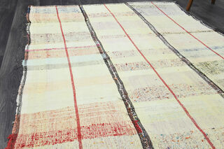 Beige Turkish Kilim Rug - Thumbnail