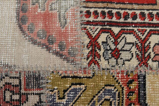 Patchwork Red Area Rug - Thumbnail