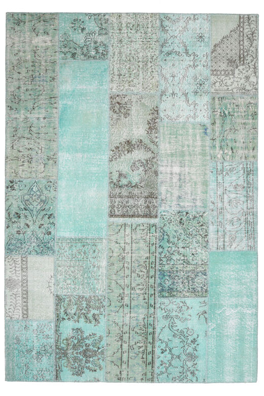 Turquoise Vintage Anatolian Rug