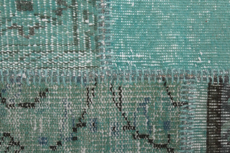 Turquoise Vintage Anatolian Rug
