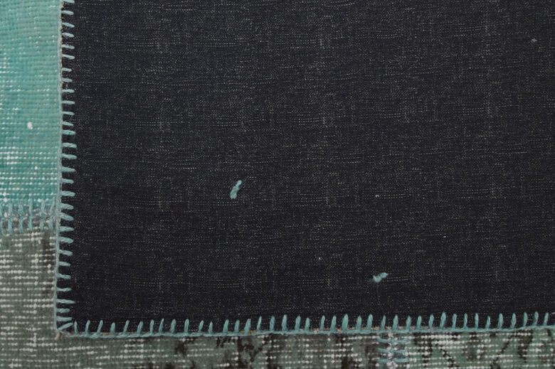 Turquoise Vintage Anatolian Rug