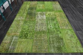 Moss Green Area Rug - Thumbnail