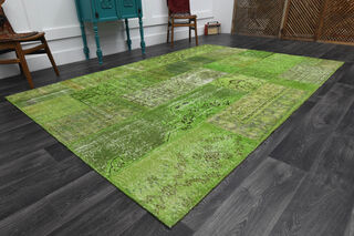 Moss Green Area Rug - Thumbnail