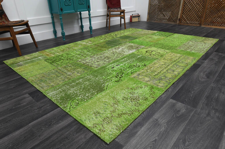 Moss Green Area Rug