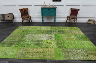 Moss Green Area Rug - Thumbnail