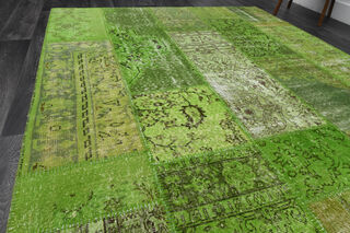 Moss Green Area Rug - Thumbnail