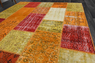 Handmade Patchwork Area Rug - Thumbnail