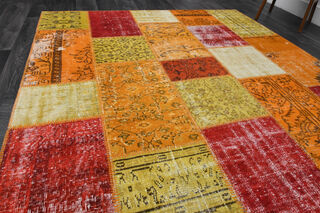 Handmade Patchwork Area Rug - Thumbnail