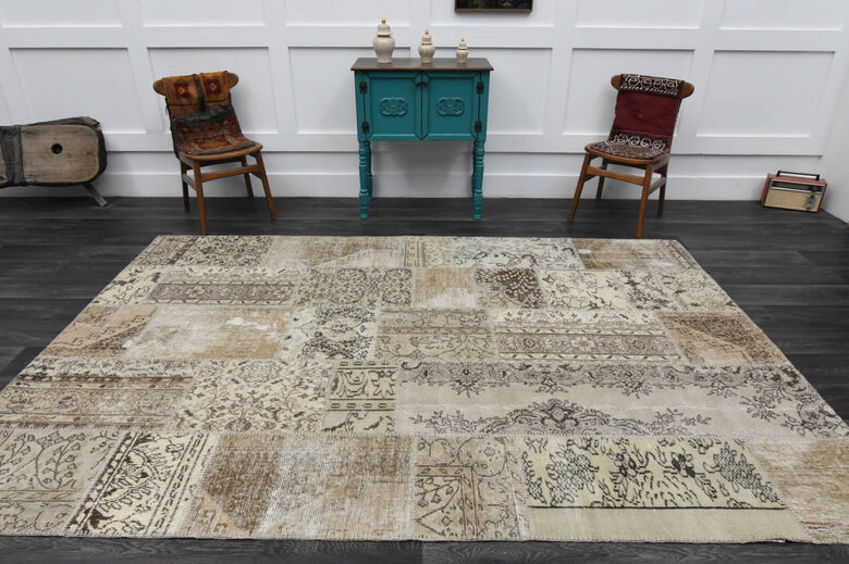 Beige Large Area Rug