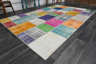 Handmade Rainbow Large Area Rug - Thumbnail