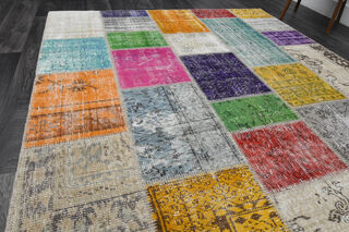 Handmade Rainbow Large Area Rug - Thumbnail