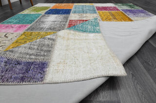 Handmade Rainbow Large Area Rug - Thumbnail