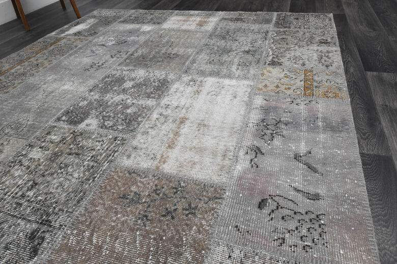 Handmade Grey Area Rug