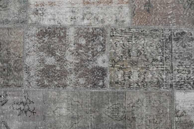 Handmade Grey Area Rug