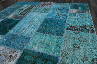  Vintage Blue Area Rug - Thumbnail