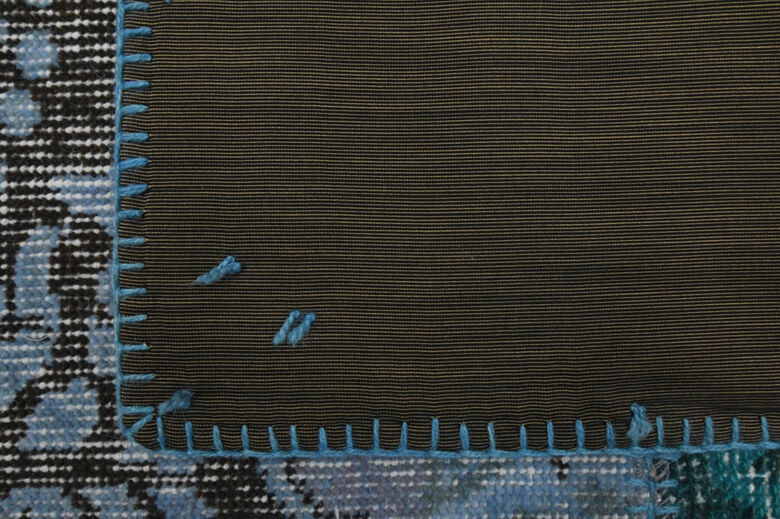  Vintage Blue Area Rug
