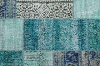 Vintage Turquoise Area Rug - Thumbnail