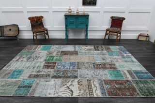 Vintage PatchWork Rug - Thumbnail